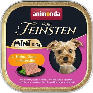 Animonda Von Feinsten 100 gr Tavuk ve Kaz Etli Mini Irk Yetişkin Köpek Konservesi