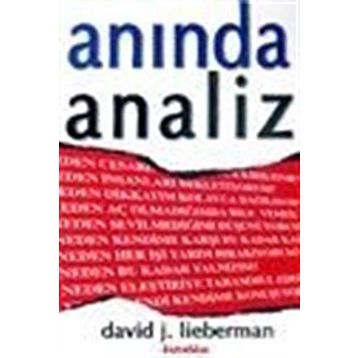 ANINDA ANALIZ - DAVID J. LIEBERMAN