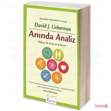 ANINDA ANALIZ - DAVID J. LIEBERMAN