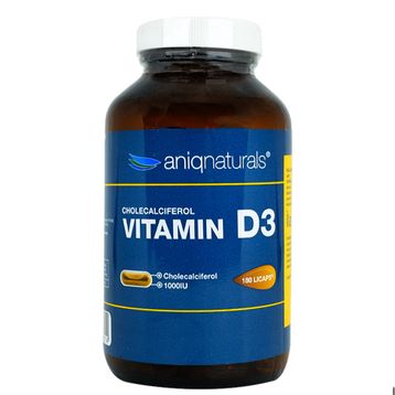 Aniqnaturals Vitamin D3 180 Kapsül