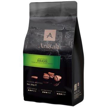 Anisah Coffee 250 gr Brezilya Santos Öğütülmüş Filtre Kahve