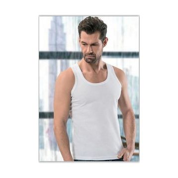 Anıt 1104 Ribana 3 Adet Beyaz Erkek Atlet