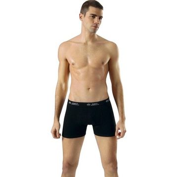 Anıt 1115 Likralı Siyah Erkek Boxer