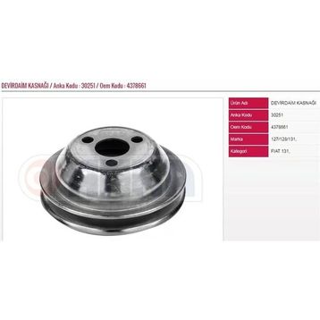 Anka Fiat M131 Devirdaim Kasnağı