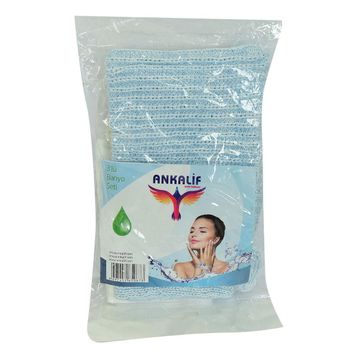 Ankalif Banyo Lifi + Kese + İpli Topuk Taşı 3'lü Banyo Seti