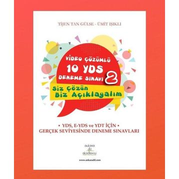 Ankara Dil Akademisi Video Çözümlü 10 Yds Deneme Sınavı - 2