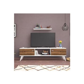 Ankara MobiLya Emre Beyaz 140 cm Tv Sehpası