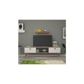 Ankara MobiLya Emre Beyaz 140 cm Tv Sehpası