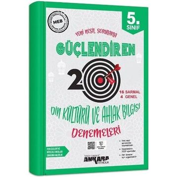 Ankara Yayıncılık 5. Sınıf Güçlendiren Din Kültürü ve Ahlak Bilgisi 20 Deneme Sınavı