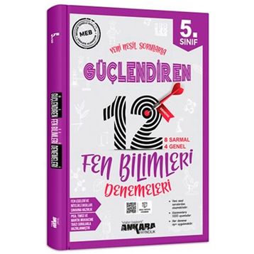 Ankara Yayıncılık 5. Sınıf Güçlendiren Fen Bilimleri 12 Deneme Sınavı