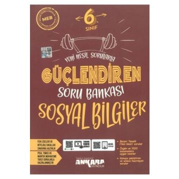 Ankara Yayıncılık 6. Sınıf Sosyal Bilgiler Güçlendiren Soru Bankası
