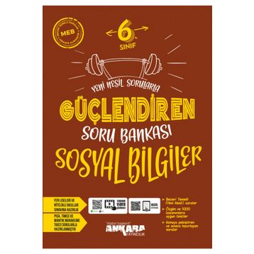 Ankara Yayıncılık 6. Sınıf Sosyal Bilgiler Güçlendiren Soru Bankası
