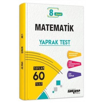 Ankara Yayıncılık 8. Sınıf Fen Bilimleri Yaprak Test