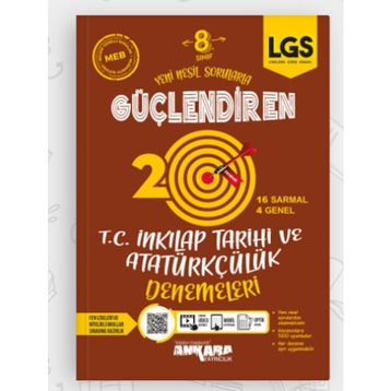 Ankara Yayıncılık 8. Sınıf T.C. Inkılap Tarihi ve Atatürkçülük 20 Güçlendiren Denemeleri