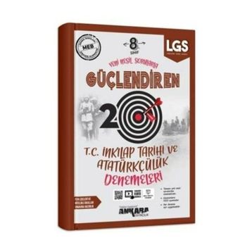 Ankara Yayıncılık 8. Sınıf T.C. Inkılap Tarihi ve Atatürkçülük 20 Güçlendiren Denemeleri