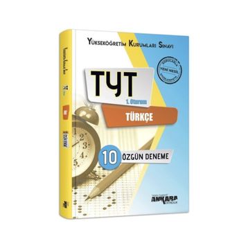 Ankara Yayıncılık TYT 1. Oturum Türkçe 10 Özgün Deneme