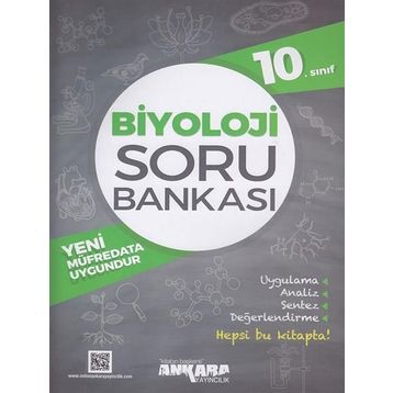 Ankara Yayınları 10. Sınıf Biyoloji Soru Bankası