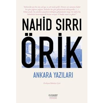 Ankara Yazıları Nahid Sırrı Örik