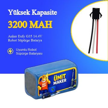 Anker Eufy G35 3200 mAh 14.4V Robot Süpürge Batarya