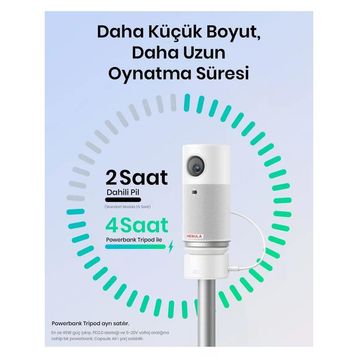 Anker Nebula Capsule Air HD Google TV Ultra İnce Taşınabilir Projeksiyon Cihazı