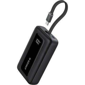 Anker Zolo 10000 mAh 30 W Dahili USB-C Kablo Beyaz Powerbank
