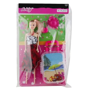 Anlily OYD-02296 Poşette Bavullu Oyuncak Bebek