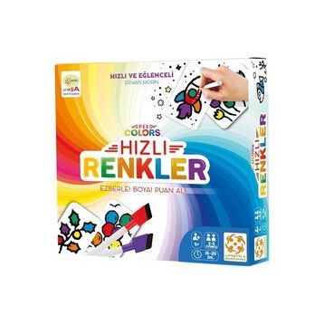 Anne Akıl Oyunları Yaş Hızlı Renkler Speed Colors +5