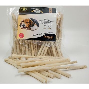 ANS Puppy Burgu Beyaz Çubuk 50'li Çiğneme Kemiği