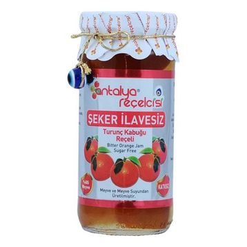 Antalya Reçelcisi 290 gr Şekersiz Turunç Kabuğu Reçeli
