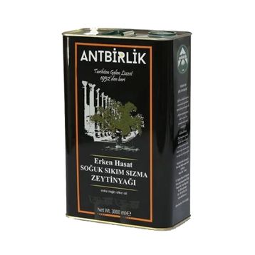 Antbirlik 3 Lt Erken Hasat Soğuk Sıkma Zeytinyağı