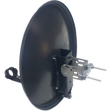 Antenci 40 CM Antrasit Mini Karavan Çanak Anteni