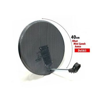 Antenci 40 cm Delikli mini Çanak Anten