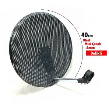 Antenci 40 cm Delikli mini Çanak Anten