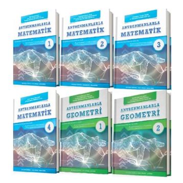 Antrenmanlarla Matematik 1. 2. 3. 4. Kitap + Antrenmanlarla Geometri 1. 2. Kitap Seti-Antrenman Yayınları