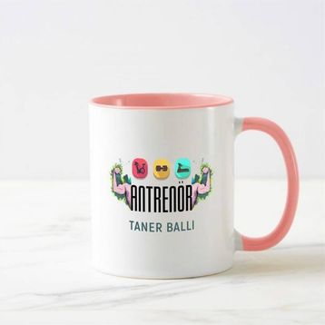 Antrenör Pembe Kupa Bardak