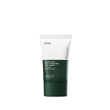 Anua Heartleaf Silky Moisture Cildi Sakin Tutan Nemlendiren İpeksi Dokulu 50 ml Beyaz Güneş Krem