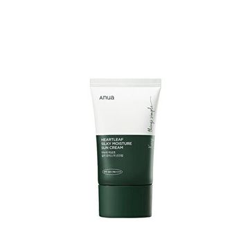 Anua Heartleaf Silky Moisture Cildi Sakin Tutan Nemlendiren İpeksi Dokulu 50 ml Beyaz Güneş Krem
