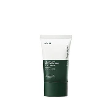 Anua Heartleaf Silky Moisture Cildi Sakin Tutan Nemlendiren İpeksi Dokulu 50 ml Beyaz Güneş Krem