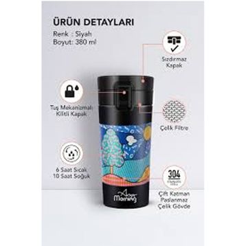 Any Morning BA21522 380 ml Paslanmaz Çelik Termos Mug