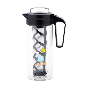 Any Morning CGJ054 Şeffaf 1300 ml Soğuk Demleme Kahve ve Çay Sürahisi