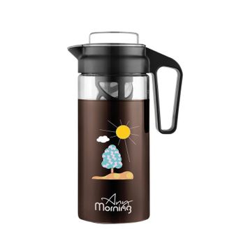 Any Morning CGJ054 Şeffaf 1300 ml Soğuk Demleme Kahve ve Çay Sürahisi