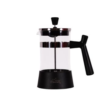 Any Morning FF084 600 ML Gümüş Kahve Bitki Çayı İçin French Press