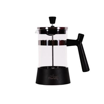 Any Morning FF084 600 ML Gümüş Kahve Bitki Çayı İçin French Press