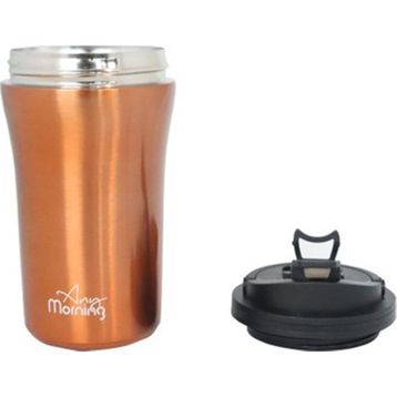 Any Morning SI232021 Mug Bakır 400 ml Bakır Iki Ağızlı Termos
