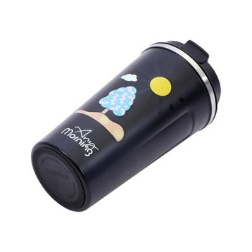 Any Morning SK22016 Siyah 510 ml Termos Mug