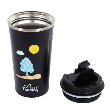 Any Morning SK22016 Siyah 510 ml Termos Mug