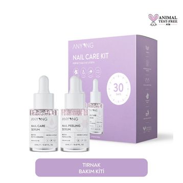 Anyong 20 ml Bakım Serumu + 20 ml Peeling Serumu Tırnak Bakım Seti