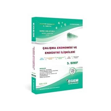 Aöf Çalışma Ekonomisi 3. Sınıf 6. Yarıyıl Bahar Dönemi Konu Anlatımlı Soru Bankası