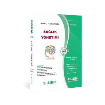 Aöf Sağlık Yönetimi 3 Sınıf Bahar Dönemi 6 Dönem Konu Anlatımlı Soru Bankası