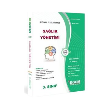 Aöf Sağlık Yönetimi 3 Sınıf Güz Dönemi Konu Anlatımlı Soru Bankası